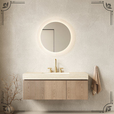 Wall Mounted With Stone Top
