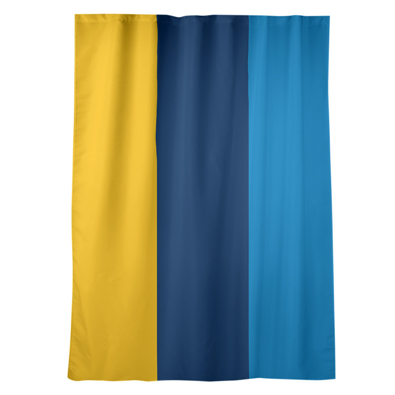 Mississippi Rebellion Sateen Room Darkening Curtain Single Panel, Navy
