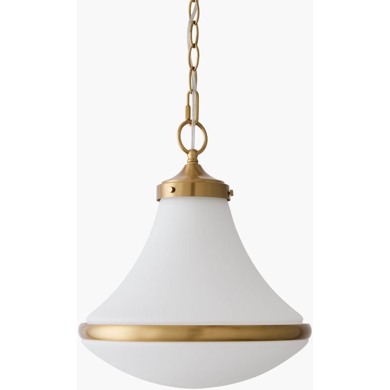 Galey Alix x Livabliss Colleen Pendant , 78" H x 13" W x 13" D, Brass