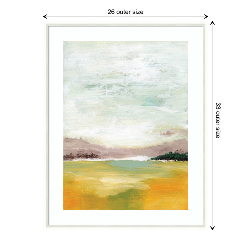 Canary Forest by Jariwala Nikita, White Framed, 26" W x 33" H x 2" D
