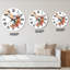 Dessin de renard orange II - horloge murale traditionnelle-1288590134