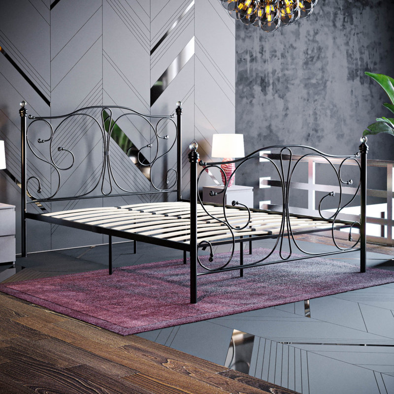 Blount Bed, Black, Double (4'6)