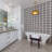 Modda 8" x 8" Cement Patterned/Concrete Look Wall & Floor Tile