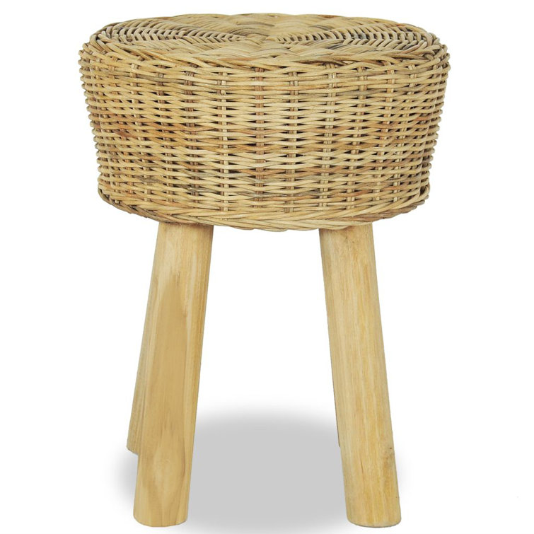 Jakobe Solid Wood Accent Stool