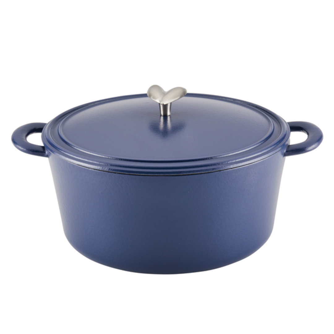 Ayesha Curry Enameled Cast Iron Induction Dutch Oven with Lid, 6 Quart Ayesha Curry 