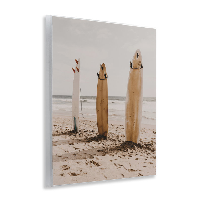  Art mural de planche de surf côtier debout par LSR Design Studio