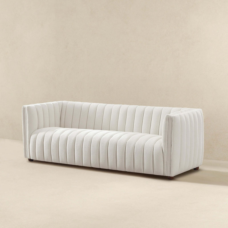 Canapé-lit beige d'avril Mid-Century