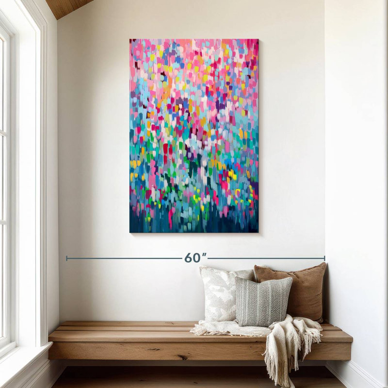 Avery Floral Pixels II, 45" H x 30" W