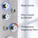 50.4'' Shower Panel with Fixed Shower Head