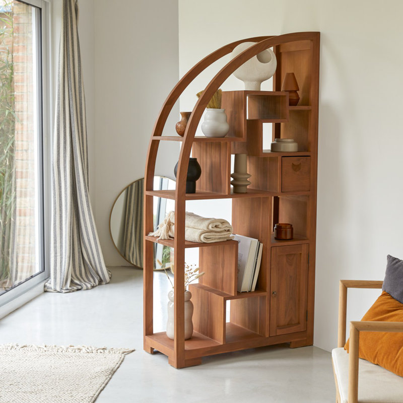 180cm H x 90cm W Solid Wood Bookcase