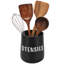 Ceramic / Porcelain Round Utensil Crock
