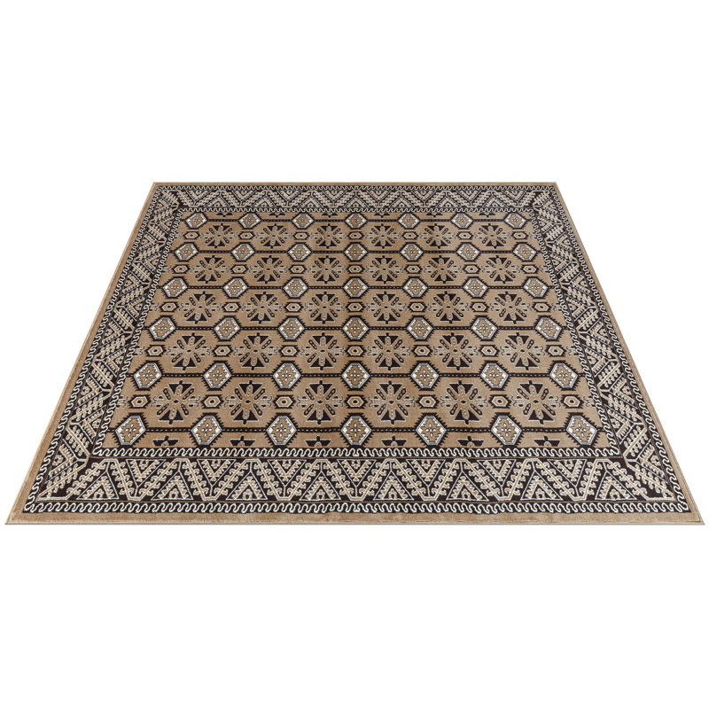 Endie Solid Colour Indoor / Outdoor Area Rug, Rectangle 80 x 150 cm