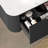 Bathroom Vanity With Sink, Wall-Mounted Floating Curved Edges Striped Bathroom Storage Cabinet With Drawer-415225480