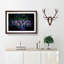 Neon Flamingos in Abstract - Picture Frame Graphic Art Print on MDF-55727545-55727549