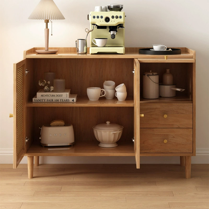 Vitrine moderne et minimaliste pratique, Bois naturel