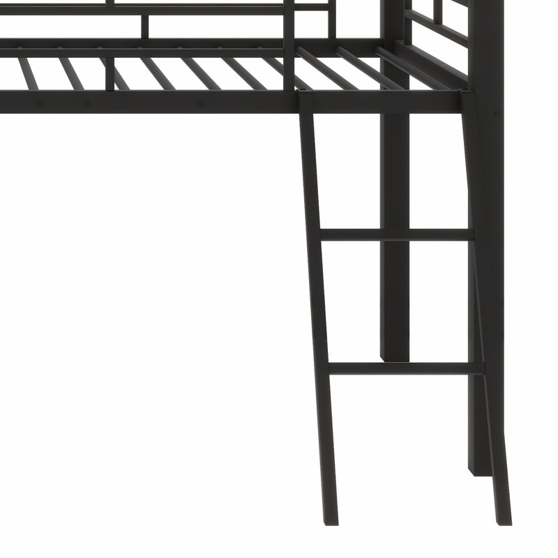 Lit mezzanine avec bureau à DEL