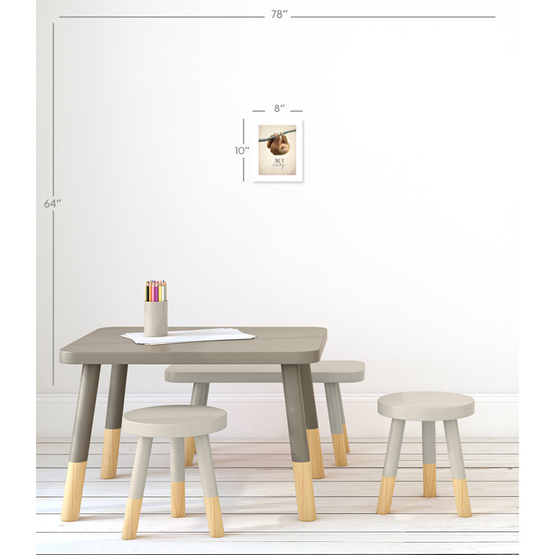 Impression sur papier roulée «Take It Easy», H 10 po x l 8 po x P 1 po
