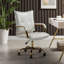 Gedrie Modern Faux Leather Swivel Office Chair-2056179910-2016394841