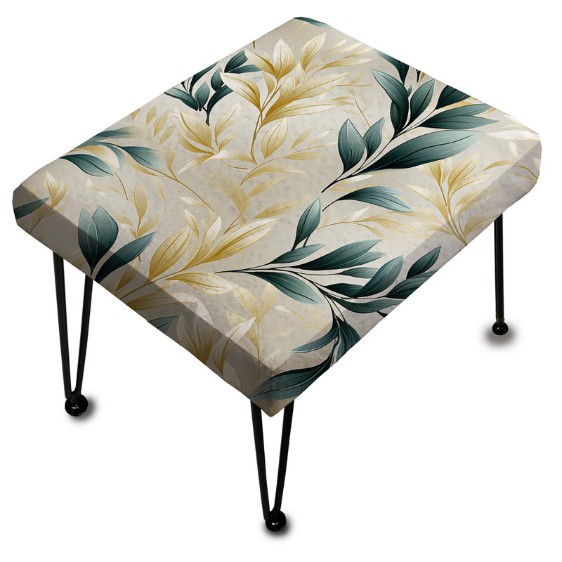 Delicate Ferns - Plants Rectangle Ottoman