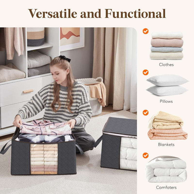 Brayden Studio Non-woven Fabric Storage Bag