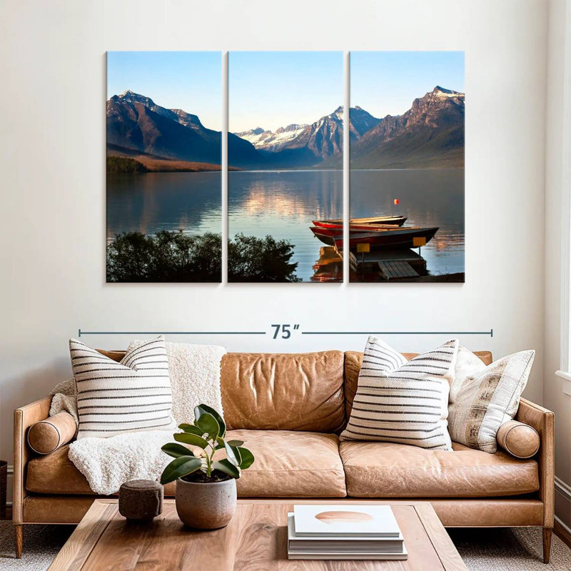 Alvord Lake McDonald Boats, 24" H x 38" W