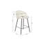 Upholstered Counter Stool with Metal Frame-88208214