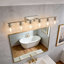 Luminaire de salle de bain à 6 lumières à intensité variable-187585184