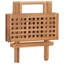  Ensemble de 2 chaises de patio en teck, bois de teck taupe, polyester-42411269-42411271