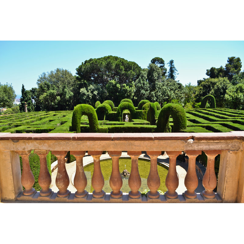 Horta Labyrinth Park by Irmun - Wrapped Canvas Print, 30cm H x 46cm W