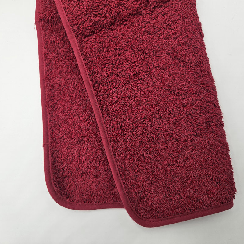 Hammam Piped Guest Towels, Red