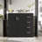 36'' Bathroom Vanity with Ceramic Sink Combo-1907513939