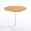 Table de salle à manger 31,5 "avec plateau en tulipe couleur Mid-Century pour 2 à 4 personnes avec plateau rond en MDF, table de salle à manger à piédestal, table basse de loisirs-526882395-526882398