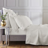 100% Egyptian-Quality Cotton Envelope Square Pillowcase