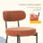 Boucle Sherpa Dining Chairs Set - Ergonomic Curved Back Upholstered Chairs with Sturdy Metal Frame, Easy Assembly for Modern Kitchen & Dining Room-2097268065-2106340442
