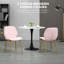 Lockhaven 49cm H Tufted Polyester Upholstered Upholstered Back Side Chair in Pink-520745519-520745516