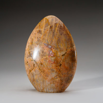 Genuine Polished Peach Moonstone Freeform from Madagascar (3.5 Lbs)