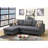 Polyfiber Sectional Sofa Living Room Furniture Reversible Chaise Couch Pillows Tufted Back Modular Sectionals (Sectional)-77832604-77832600-77832598