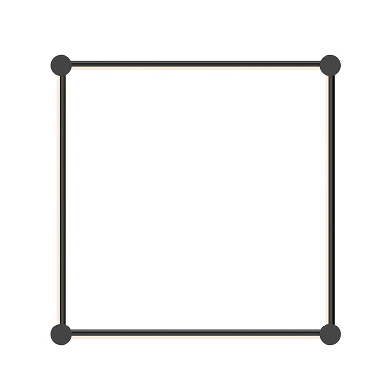 Sleek White Dimmable LED Sconce with Linear Light Tubes