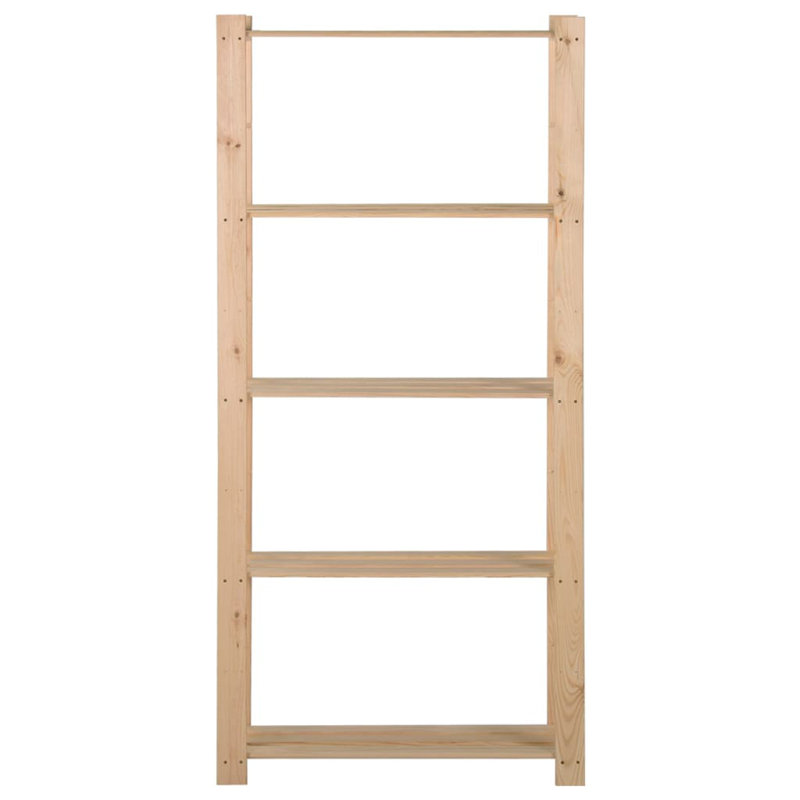 Rayonnage en bois massif l 31,5 po Michalla
