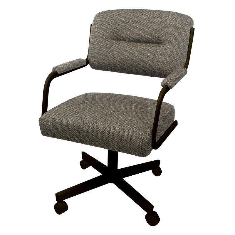 Chaises de bureau Holle, Cacao Plumley, Brun