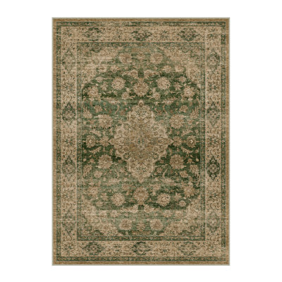 Kimbolton Oriental Machine Washable Area Rug For Living Room With Non-Slip Backing