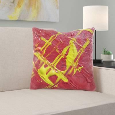 Marty Painting Throw Pillow
