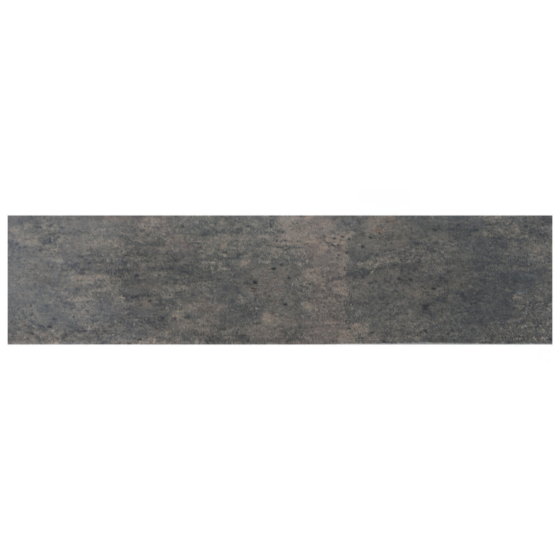 Capri 3" x 10" Porcelain Stone Look Subway Wall Floor Use Tile, Nero