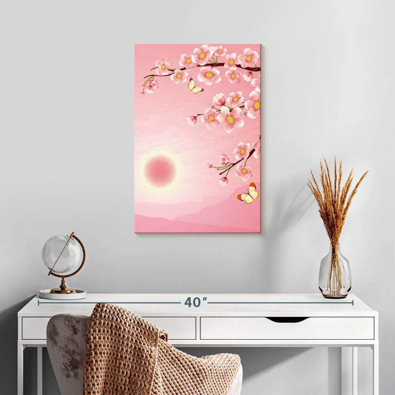 Fleurs Harnek Sakura, H 24 po x l 16 po