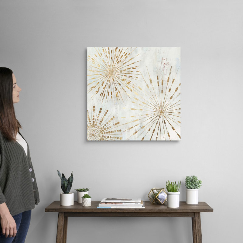 Golden Stars I par Tom Reeves - reproduction d'art sur toile, Toile tendue, H 24 po x l 24 po x P 1,25 po
