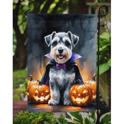 Drapeau de jardin chiot Halloween