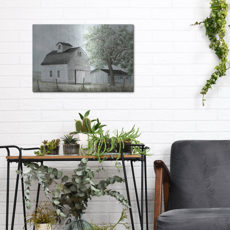 «Back Country Barn» par Cindy Jacobs, H 12 po x l 16 po