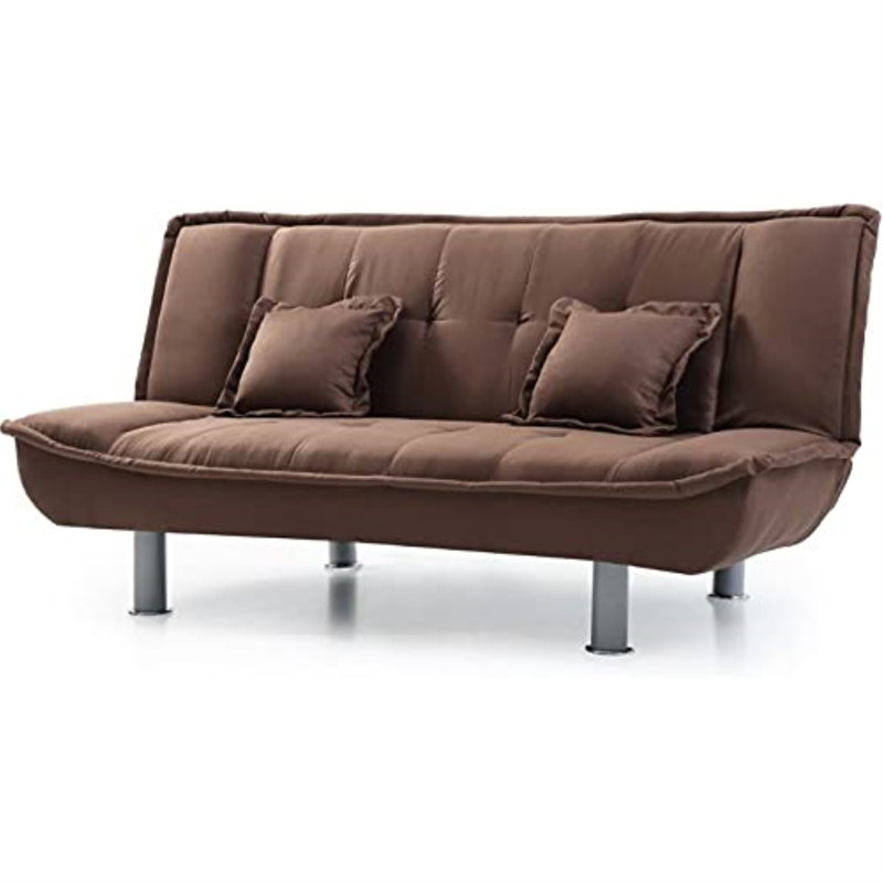 Astral Lionel Sofa Bed, Chocolate  Faux Leather
