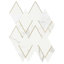 Enver Calacatta Polished And Brass Mosaic