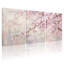 Plantes et fleurs, fleurs de cerisier, ensemble de 3 impressions sur toile-1864892241